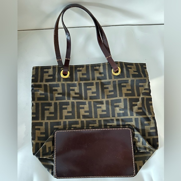 Fendi Brown Zucca Tote Bag - Picture 3 of 11